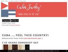 Tablet Screenshot of cubajunky.com